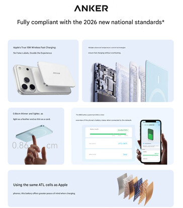 Core highlights of the refreshed Air power bank (machine translated)