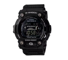 The Casio G-Shock GW7900B-1 watch features 200 m (20 bar) water resistance