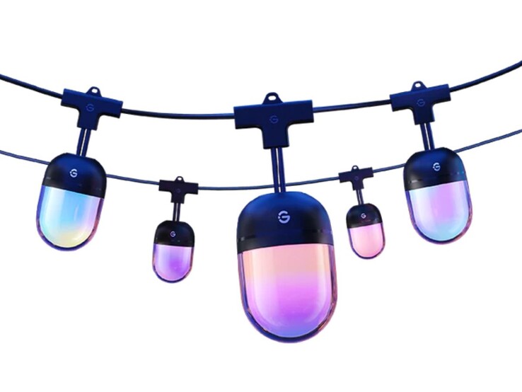 The Govee Outdoor Chromatic String Lights. (Image source: Govee)