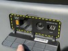 ...behind a plastic flap