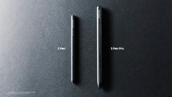 The Galaxy S21 Ultra S Pen and the S Pen Pro. (Image source: Samsung)