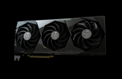 The MSI GeForce RTX 3090 Ti SUPRIM X has a 3.5-slot design, RTX 3090 model pictured. (Image source: MSI)