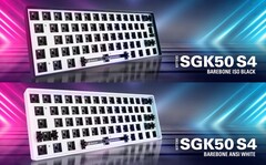 Sharkoon SKILLER SGK50 S4 Barebone ANSI and ISO layouts (Source: Sharkoon)