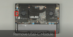The insides of the Lenovo ThinkPad P1 Gen 8 (image source: Lenovo Support YouTube channel).