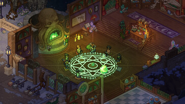 Pictured: A gameplay screenshot from Witchbrook.