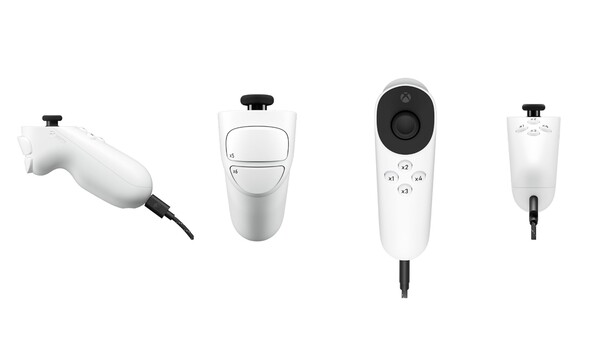 The Xbox Adaptive Joystick can be used directly or as a companion for Xbox controllers. (Image source: Microsoft).