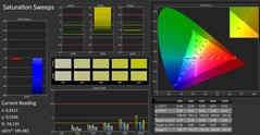 CalMAN Saturation Sweeps calibrated