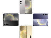 The Galaxy S24 in four of its seven rumoured launch colours. (Image source: Android Headlines)