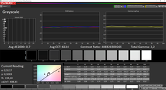 CalMAN - Grayscale (calibrated)