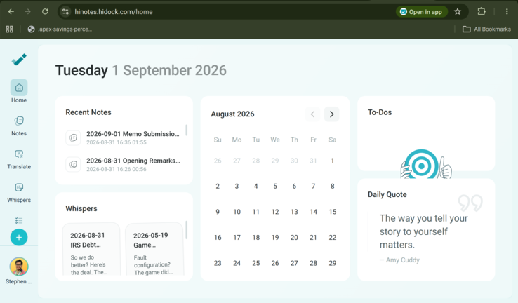 Homepage