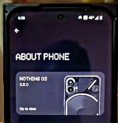 The Nothing Phone (2a) in a leak-proof case. (Image source: @yogeshbrar)
