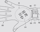 The new projector-watch concept. (Source: Samsung via USPTO)