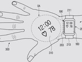 The new projector-watch concept. (Source: Samsung via USPTO)