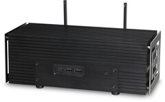 Quiet PC fits the Intel NUC 14 Pro+ components inside the Akasa Turing RC Pro case. (Image Source: Quiet PC)