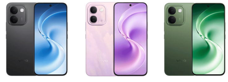The Vivo V80 Lite in multiple color options.