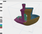 3D slicer free 3D printing tool for small printers with a Benchy on display