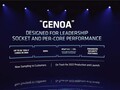 An allegedly leaked AMD slide for Genoa. (Source: ComputerBase)