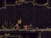 An image showing the Penitent One and an enemy in Blasphemous 2.