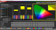 CalMAN professional optimized color accuracy