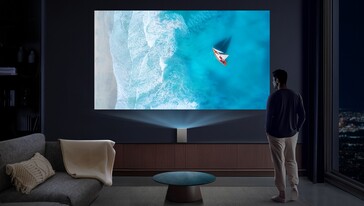 The LG CineBeam S 4K Ultra Short Throw projector. (Image source: LG)
