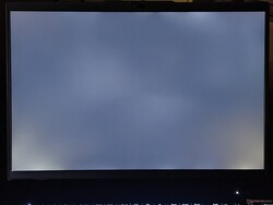 Backlight bleeding (shown enhanced here)