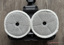Mop pads on the Aqua polishing attachment