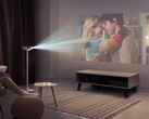 The LG PF600U combines speakers, a mood lamp and a FHD resolution projector into a single device. (Image source: LG) 