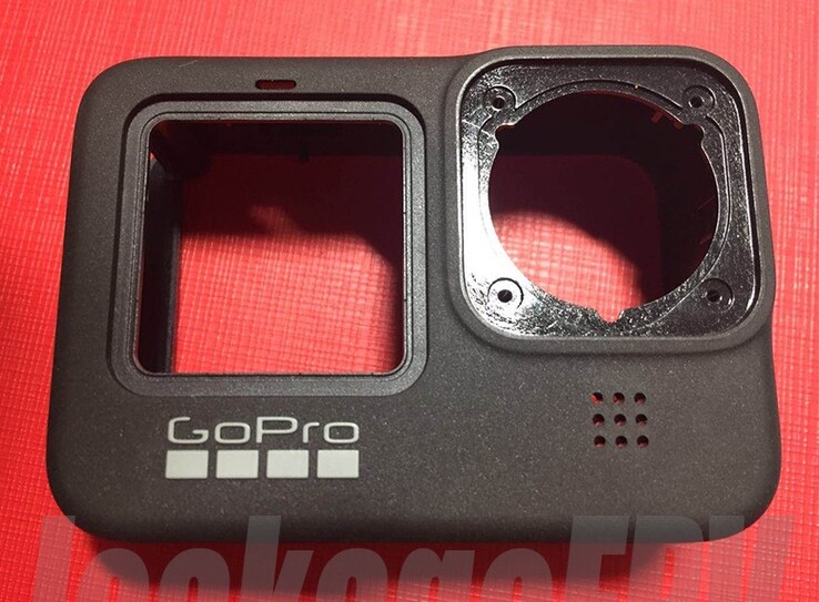 The supposed front of the GoPro Hero 9. (Image source: r/gopro via Photo Rumors)