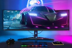 Lenovo has unveiled two new high-end gaming monitors (image via Lenovo)