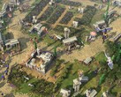 An image showing a city in Age of Mythology: Retold.