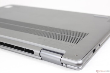 Edges and corners are rounded for a convex look to contrast the usual flat edges on most other laptops