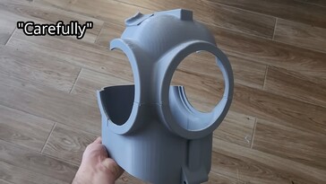 Printed in multiple parts