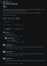 RTX 5090 issue reported on Asus subreddit. (Image source: Baidu via Wccftech)