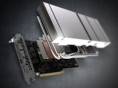 The GPRO X070 should run silently thanks to its passive cooler. (Image source: Sapphire)