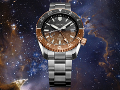 The new Seiko Prospex SNR058, pictured against a starry background. (Image source: @plus9time on Instagram)