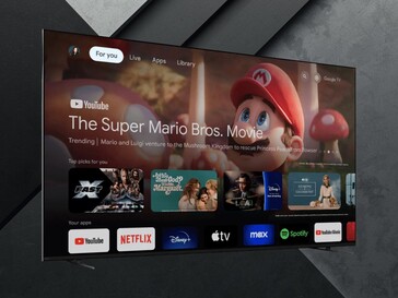 85-inch Sony Bravia 7 Mini LED TV Google TV smart apps are shown (Image source: Sony with edits)