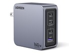 The Ugreen Nexode Pro 160 W GaN charger has a total of four ports (Image source: Ugreen)