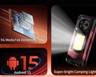 Oukitel WP56 specifications: Dimensity 7050 processor, Android 15, and a camping light (Image source: Oukitel; cropped)