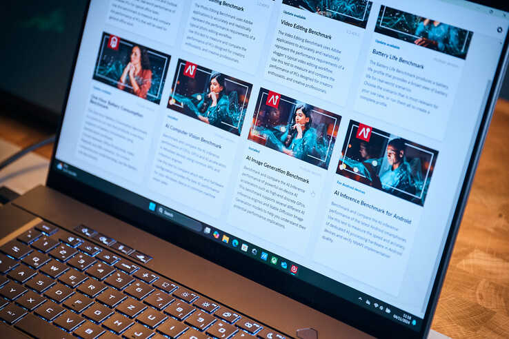 AI-supported image generation is often used as a prime example by the competition, but the performance offered cannot, of course, keep up with dedicated graphics solutions.