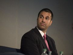 FCC chairman Ajit Pai does not want to be disturbed during flights. (Source: NPR)