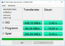 AS SSD copy benchmark