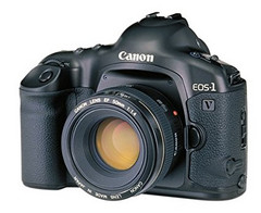 The Canon EOS-1v, released in 2000. (Image source: Canon)