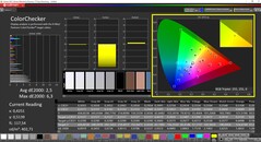 CalMAN ColorChecker (AdobeRGB target color space)
