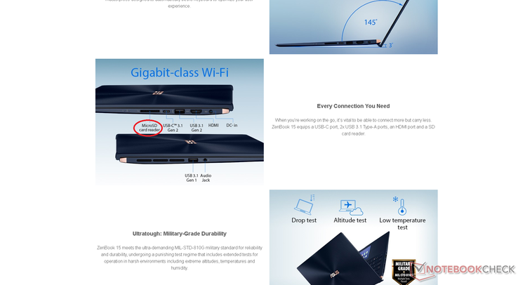 The second mistake has the words "MicroSD card reader" pointing towards what is clearly a full-size SD card reader