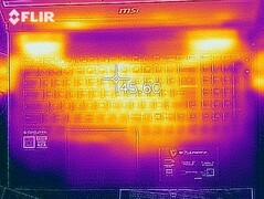 Heat development - Top (load)