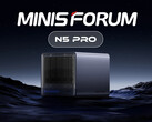 Minisforum should be releasing its N5 and N5 Pro NAS' this spring. (Image source: Minisforum - edited)