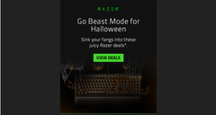 Razer&#039;s new Hallowe&#039;en event is on. (Source: Razer)