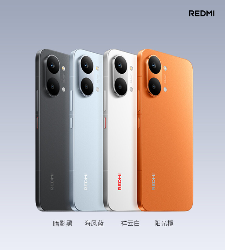 The Redmi Turbo 5 Max also comes in a choice of four colours. (Image source: Xiaomi)