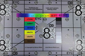 test chart