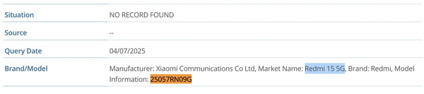 (Image source: IMEI database via XpertPick)